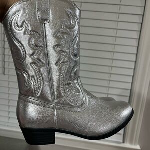 Sonoma Kids Metallic Silver Boots